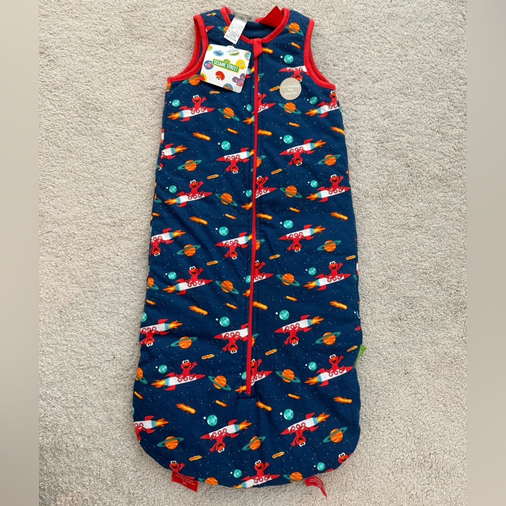 Sesame Street Elmo Space Rocket Sleep Sack BNWT Size 18-24 M